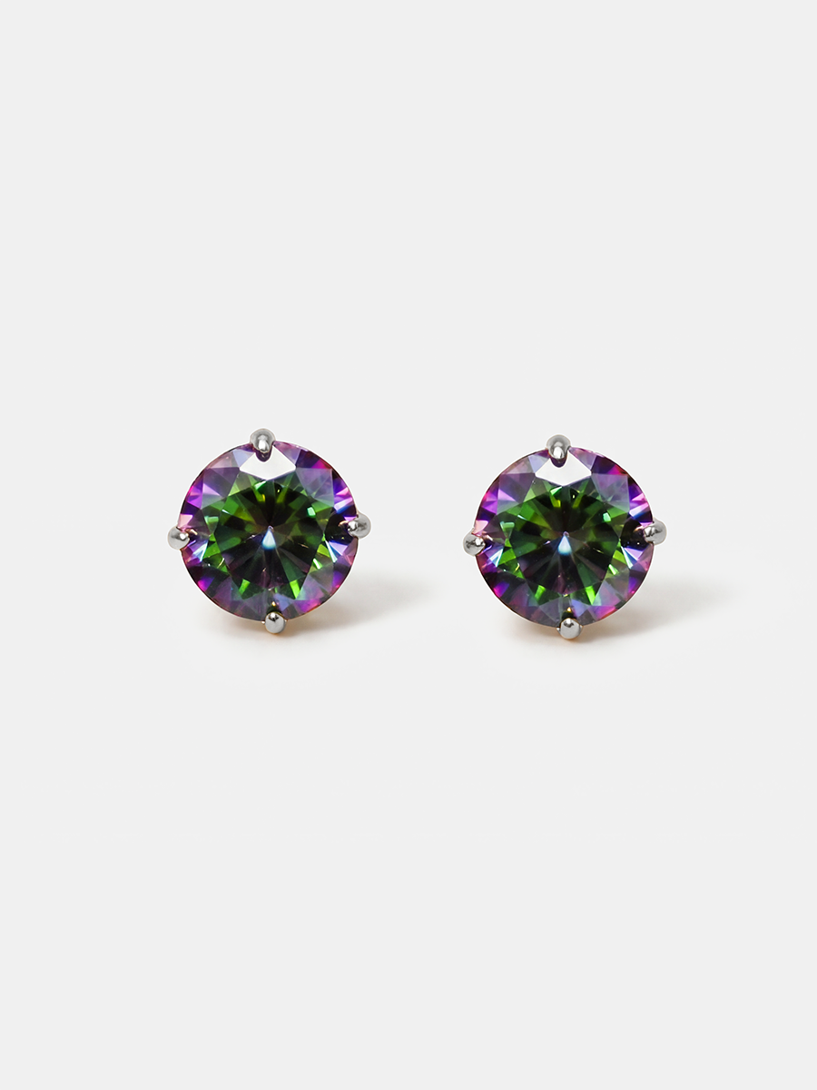 Crystal Delight Aurora Black Stub-Ohrringe