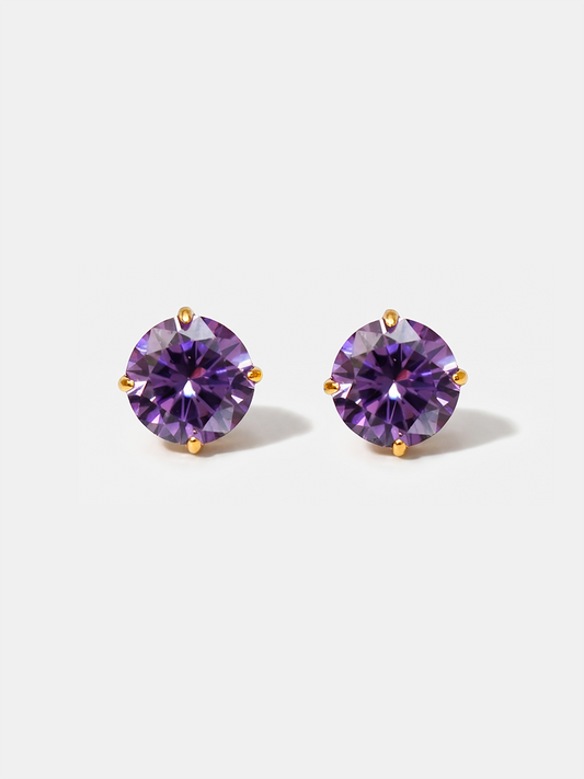 Crystal Delight Purple Stub-Ohrringe