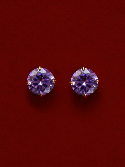 Crystal Delight Purple Stub-Ohrringe
