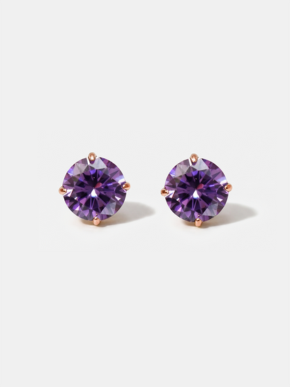 Crystal Delight Purple Stub-Ohrringe