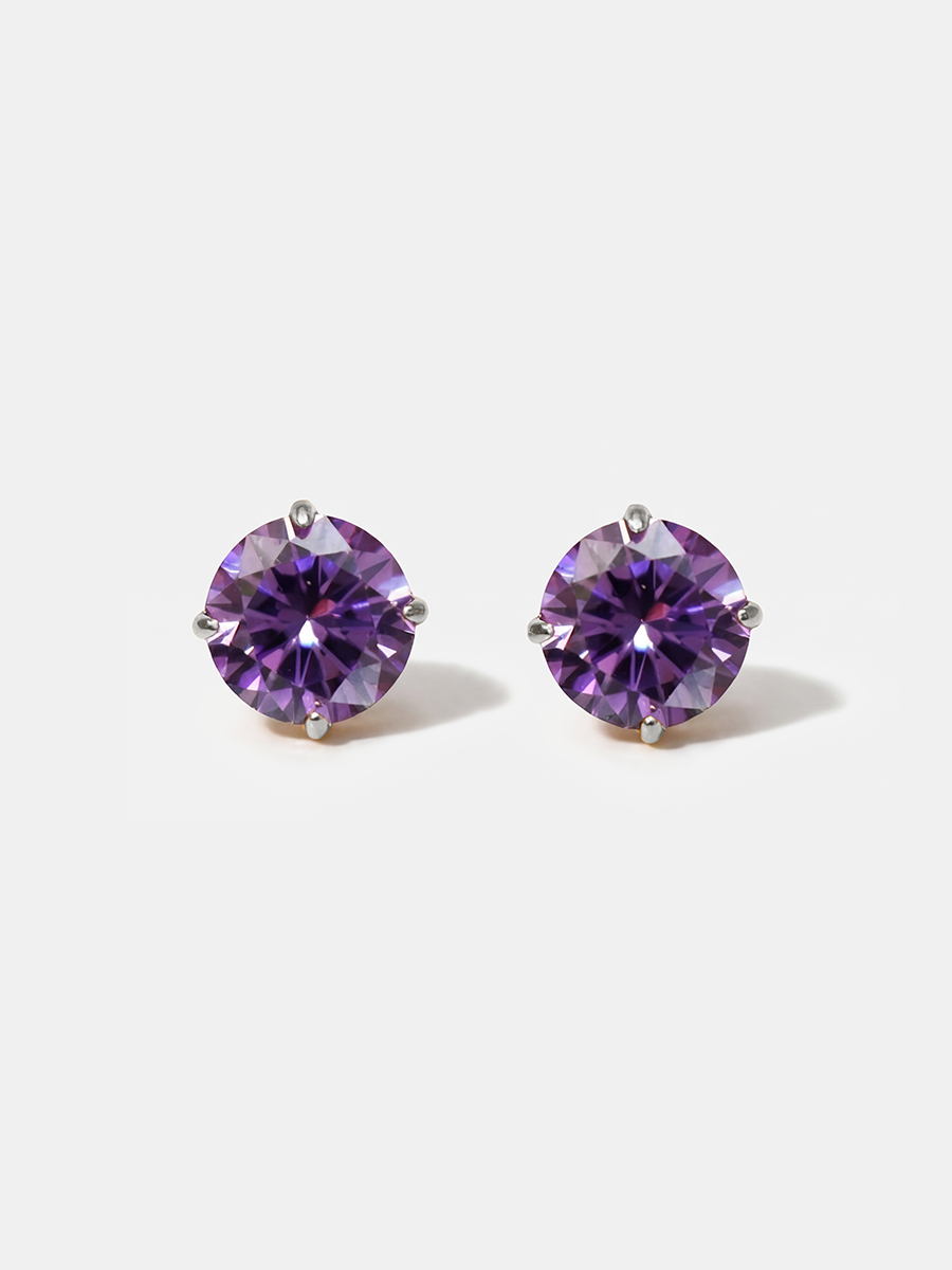 Crystal Delight Purple Stub-Ohrringe
