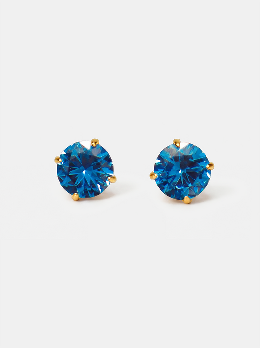 Crystal Delight Dark Blue Stub-Ohrringe