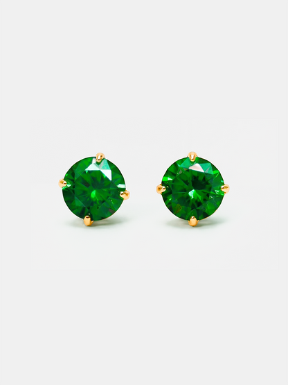 Crystal Delight Green Stub-Ohrringe