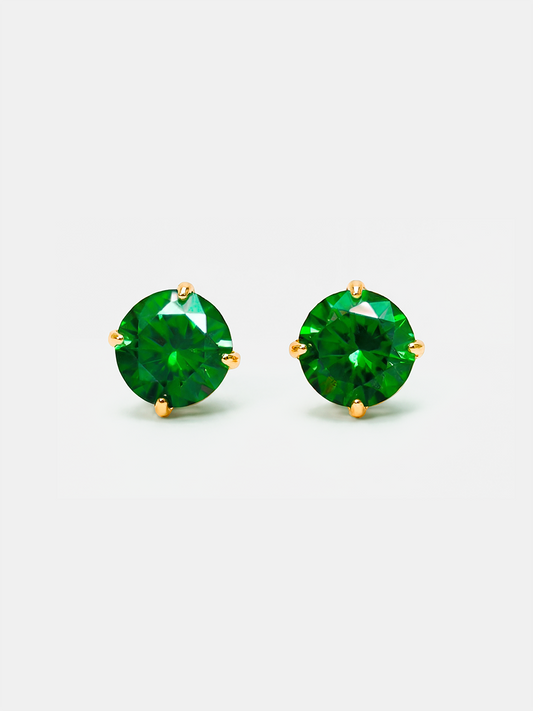 Crystal Delight Green Stub-Ohrringe