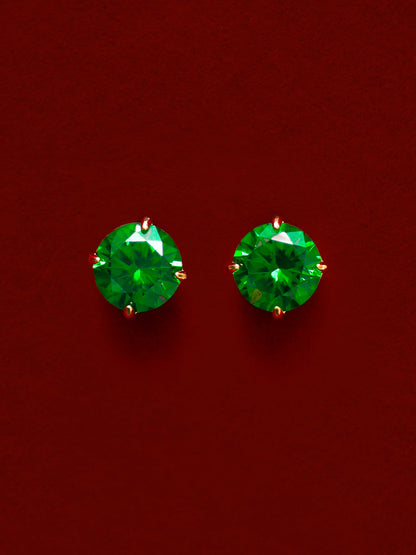 Crystal Delight Green Stub-Ohrringe