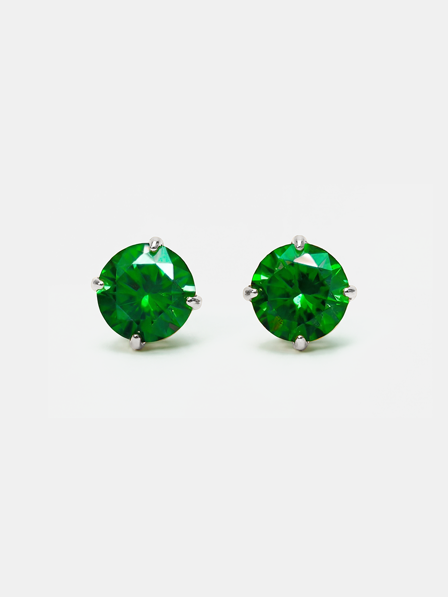 Crystal Delight Green Stub-Ohrringe