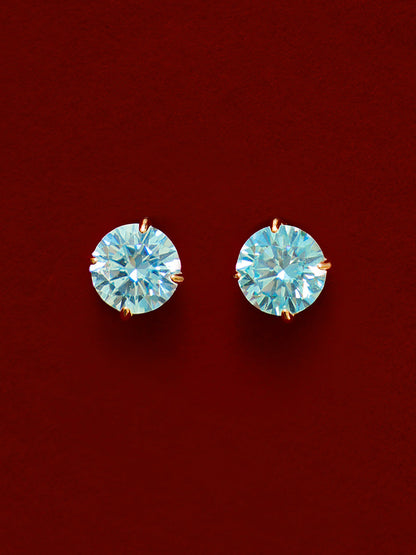 Crystal Delight Light Blue Stub-Ohrringe