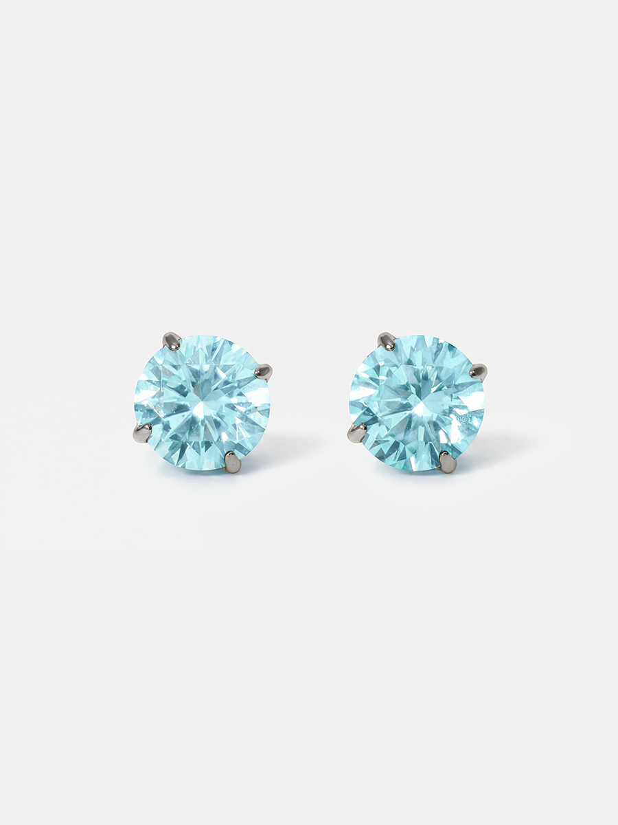 Crystal Delight Light Blue Stub-Ohrringe