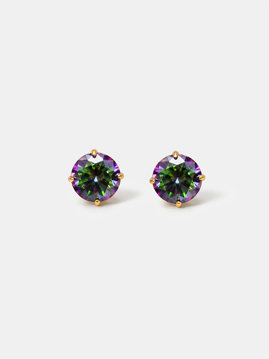Crystal Delight Aurora Black Small Stub-Ohrringe