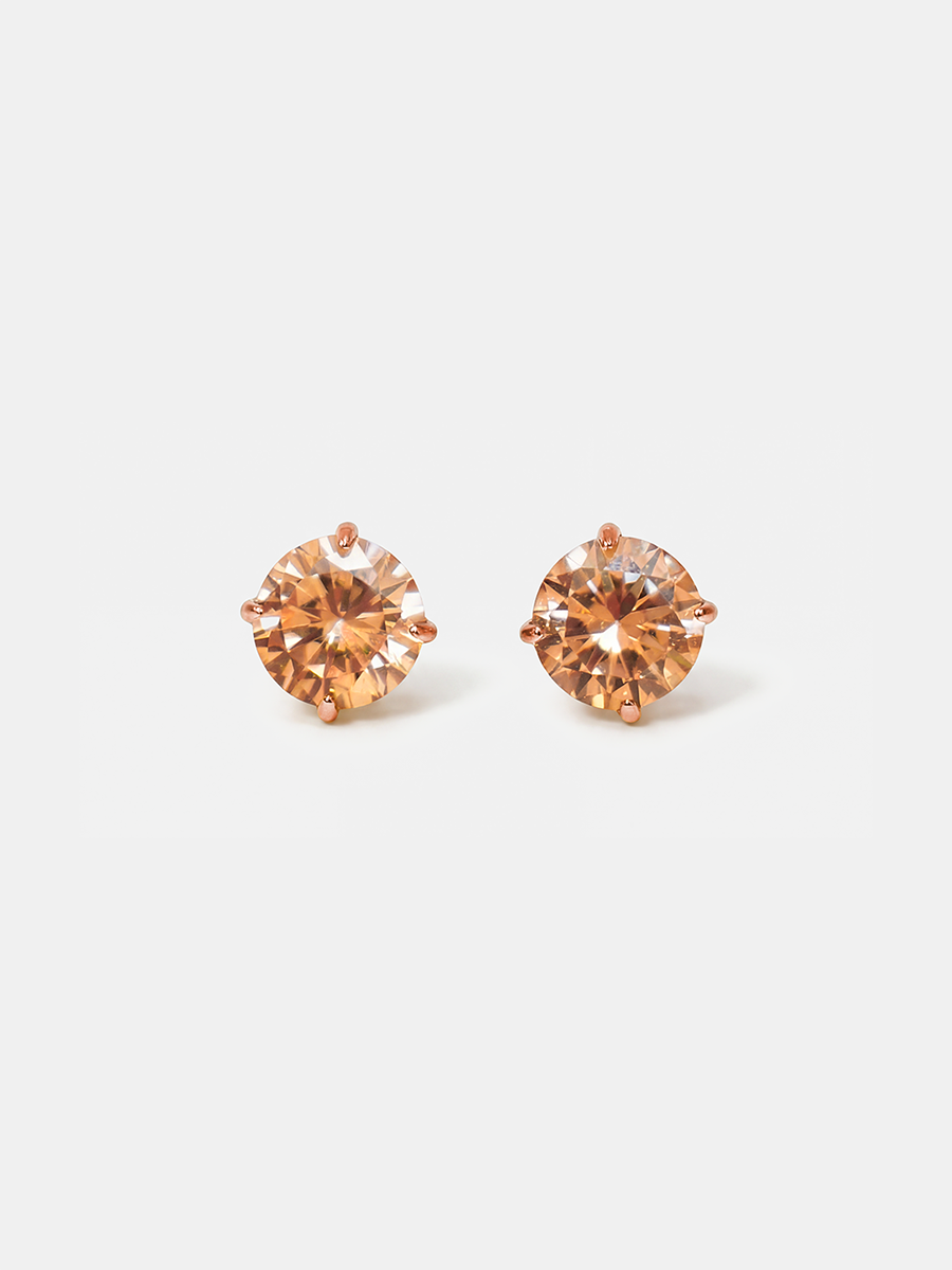 Crystal Delight Champagne Small Stub-Ohrringe