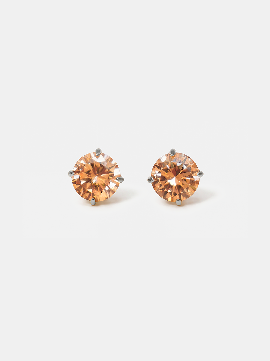 Crystal Delight Champagne Small Stub-Ohrringe