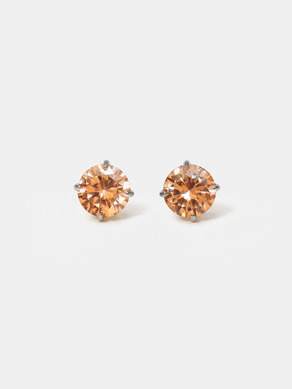 Crystal Delight Champagne Small Stub-Ohrringe