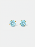 Crystal Delight Light Blue Small Stub-Ohrringe