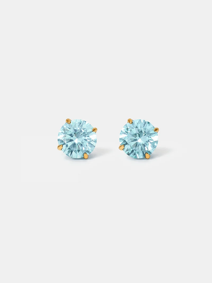Crystal Delight Light Blue Small Stub-Ohrringe