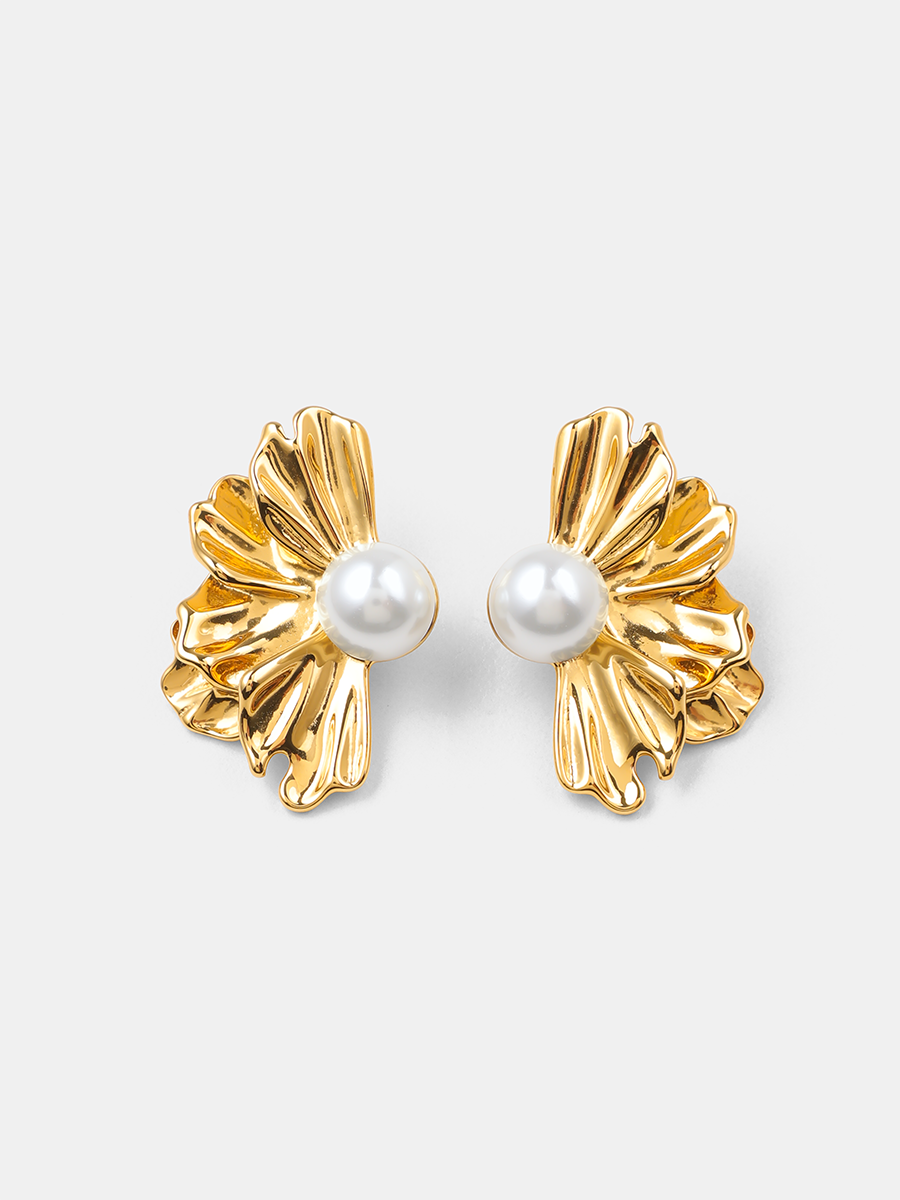 Flower Pearl Ohrringe