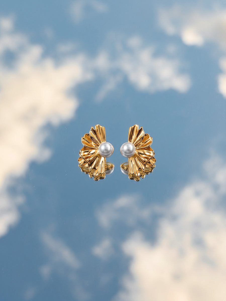 Flower Pearl Ohrringe