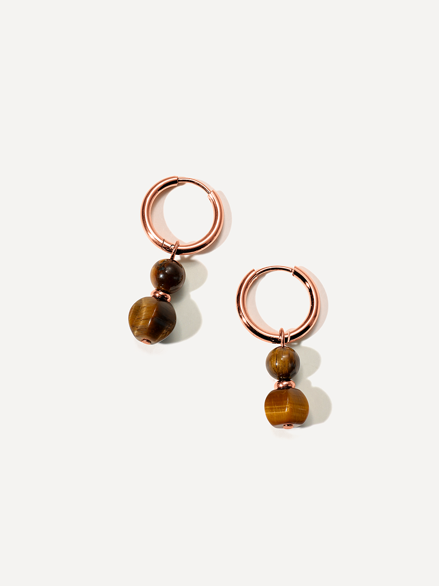 Tiger's Eye Ohrringe