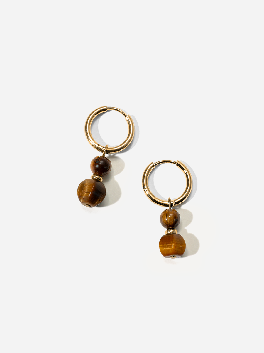 Tiger's Eye Ohrringe
