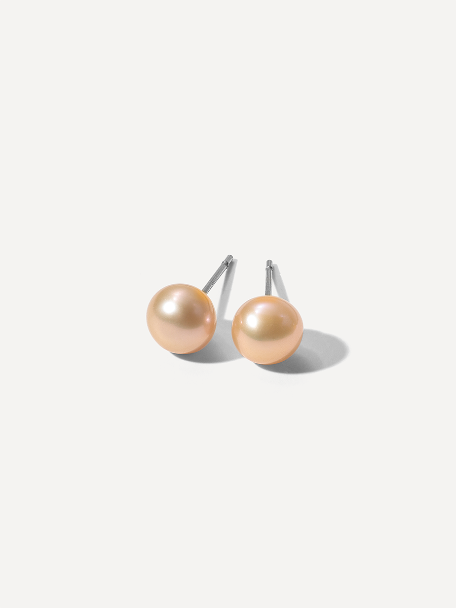 Pearl Beauty Orange Ohrringe