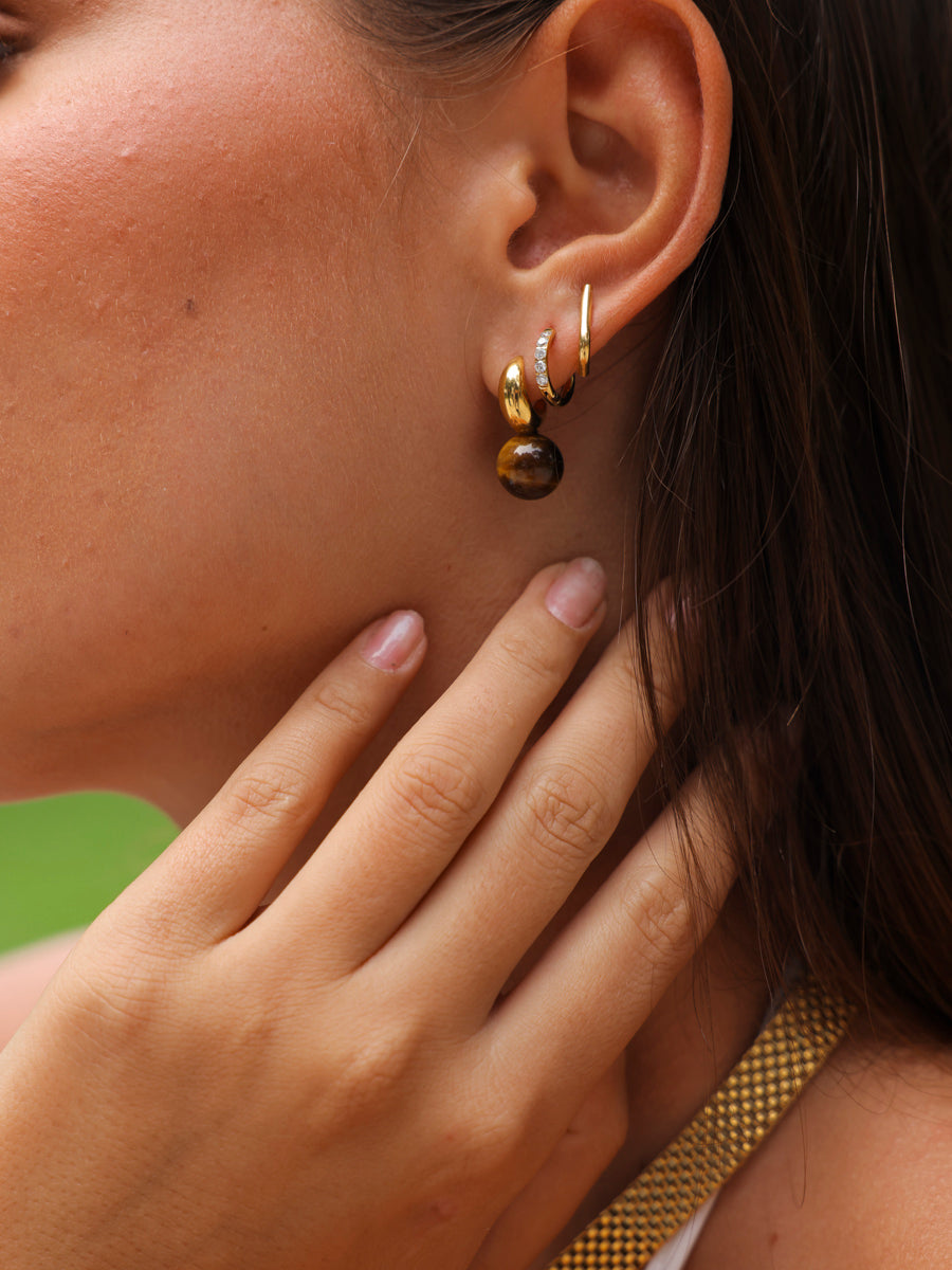 Chic Tiger's Eye Ohrringe