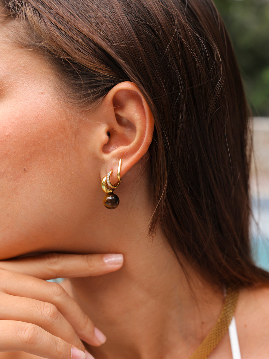 Chic Tiger's Eye Ohrringe
