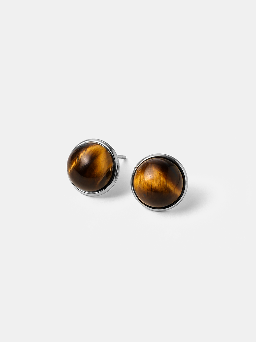 Wandering Wish Tiger's Eye Ohrringe