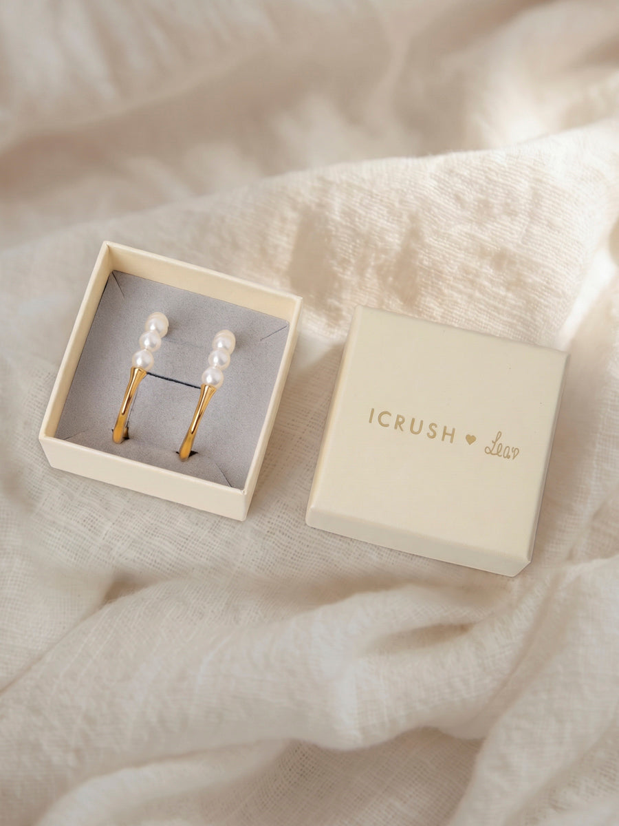Pearl Crescent Ohrringe