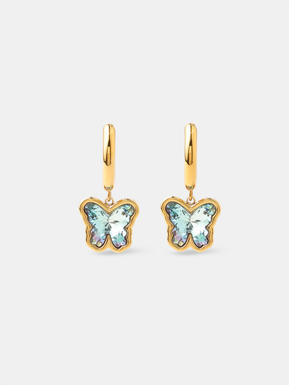 Crystal Butterfly Ohrringe