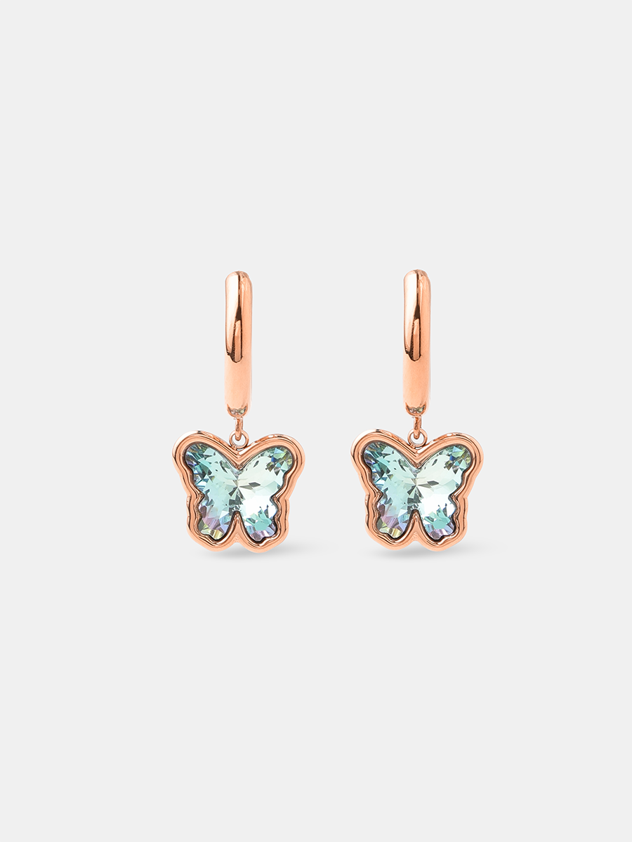 Crystal Butterfly Ohrringe