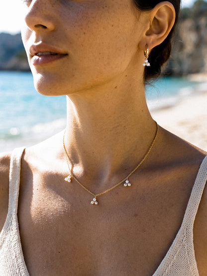 Pearl Pyramid Ohrringe