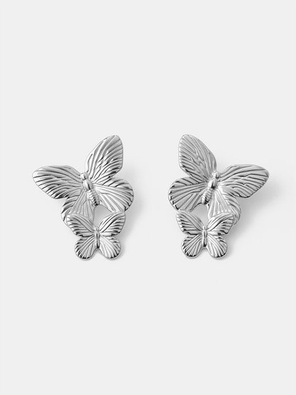 Twin Butterflies Ohrringe