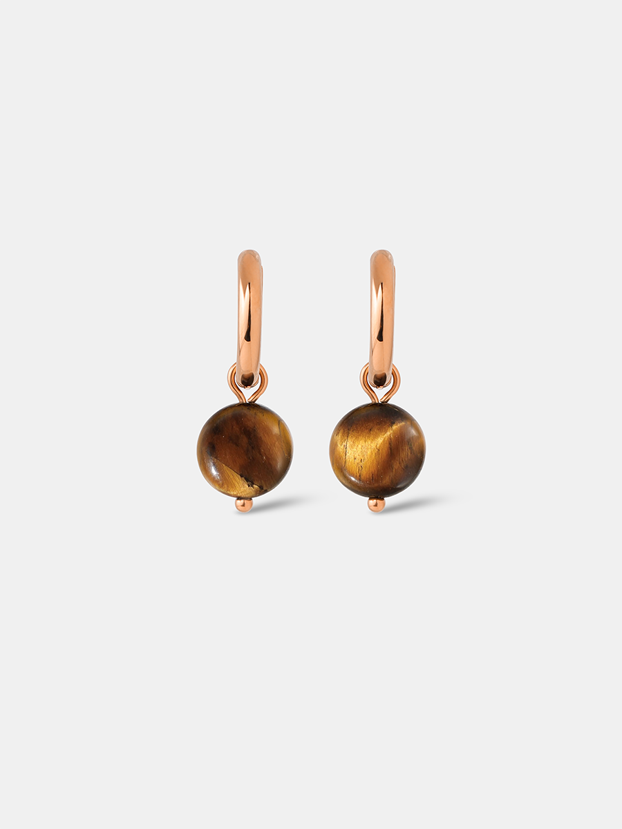 Vibrant Tiger's Eye Ohrringe