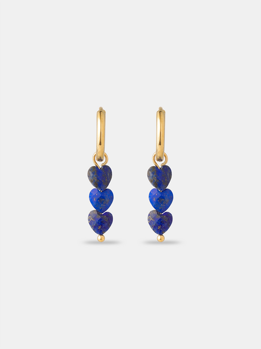 Love Droplets Blue Ohrringe