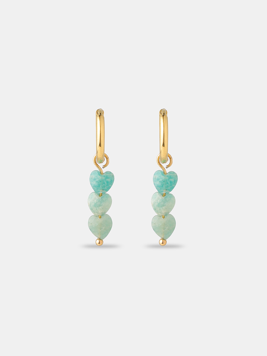 Love Droplets Sea Green Ohrringe
