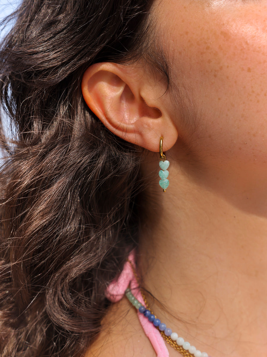 Love Droplets Sea Green Ohrringe