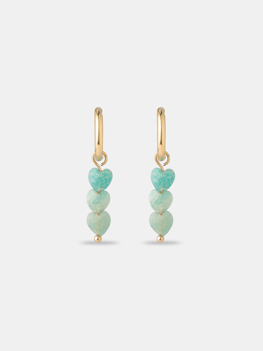 Love Droplets Sea Green Ohrringe
