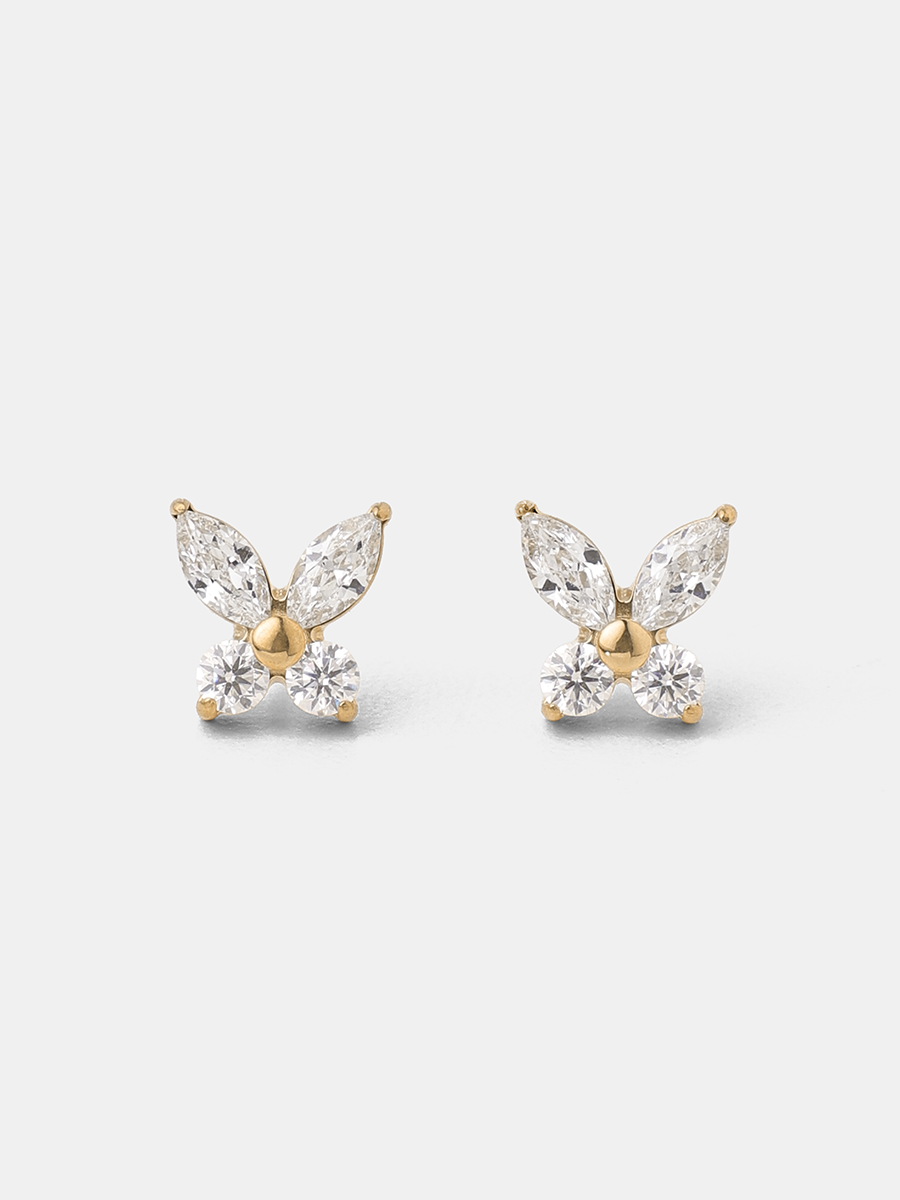 Gleaming Butterfly Ohrringe