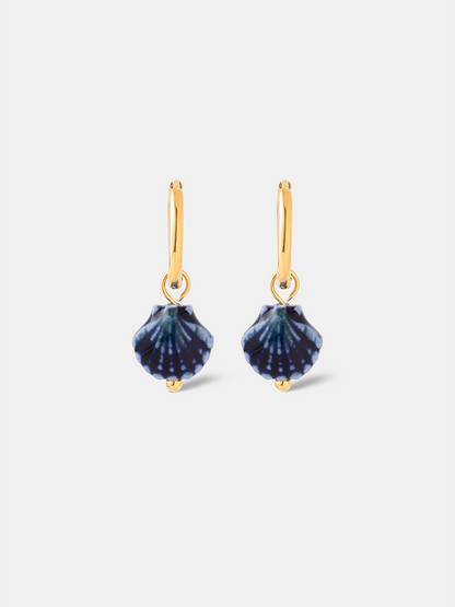 Blue Shell Ohrringe