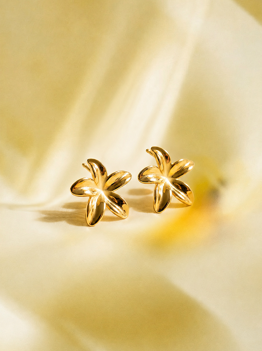 Plumeria  Ohrringe