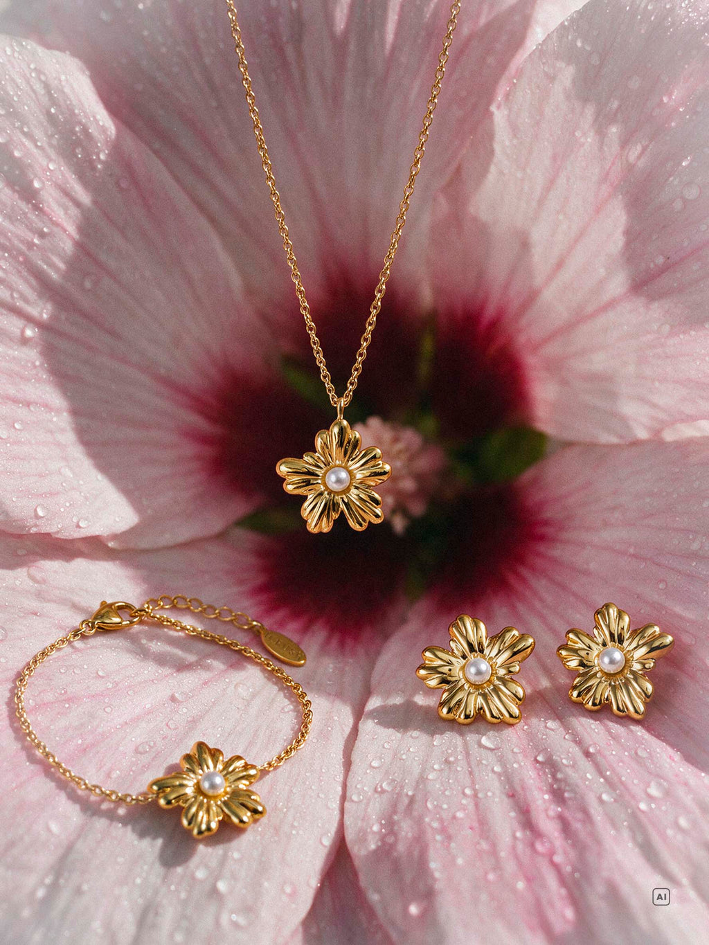 Floral Daisy Bloom Ohrringe
