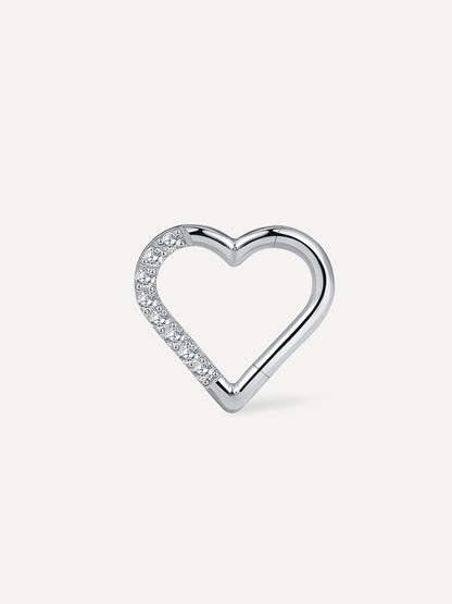 Shine Heart Titan Piercing