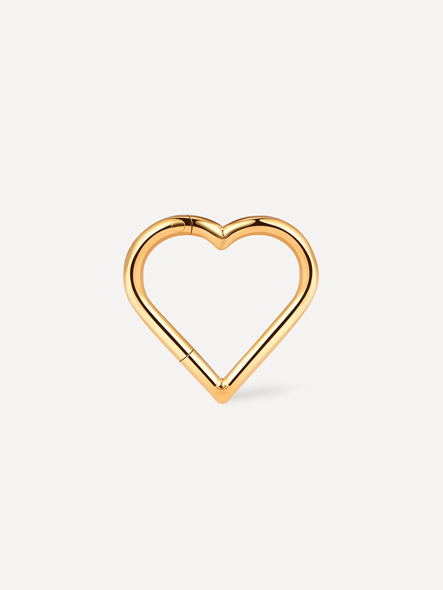Simple Heart Titan Piercing