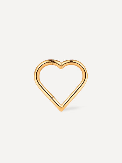 Simple Heart Titan Piercing