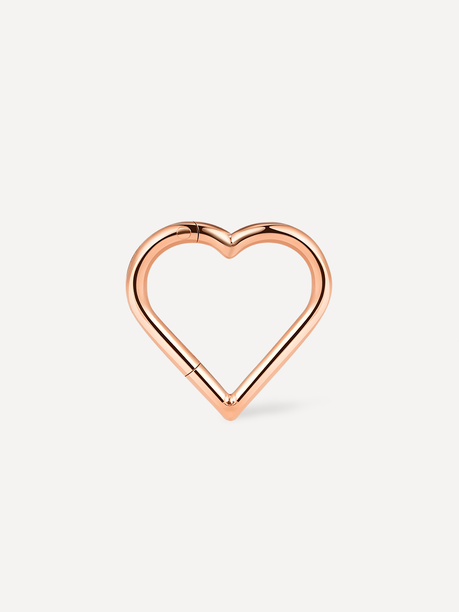 Simple Heart Titan Piercing