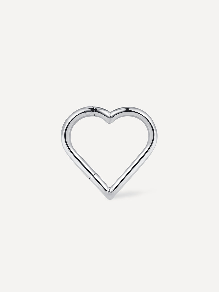 Simple Heart Titan Piercing