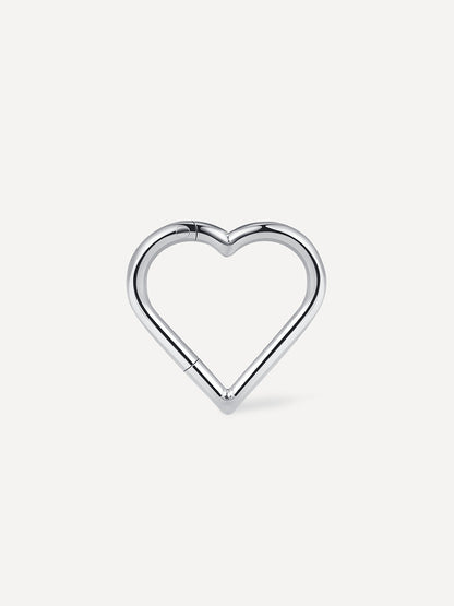 Simple Heart Titan Piercing