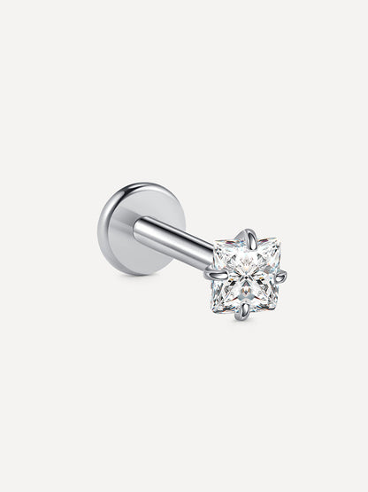 Square Spark Titan Piercing