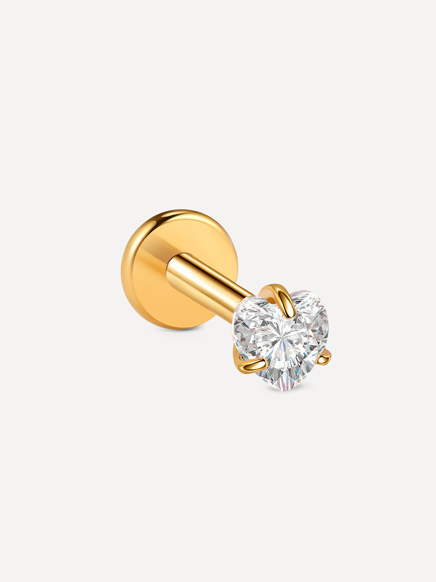 Heart Spark Titan Piercing