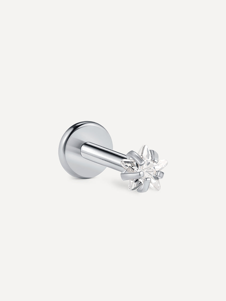 Celestial Solitaire Star Titan Piercing