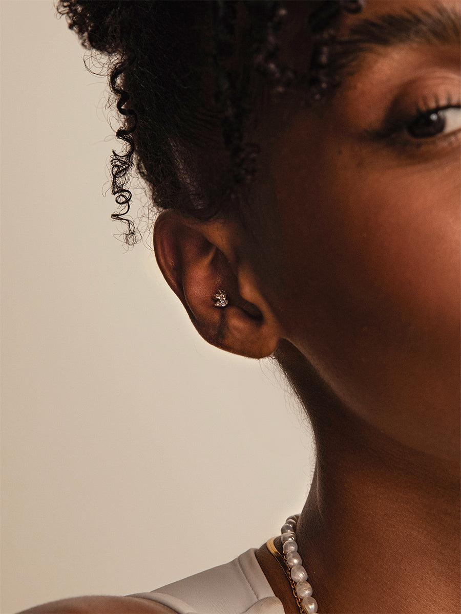 Triple Marquise Leaf Titan Piercing